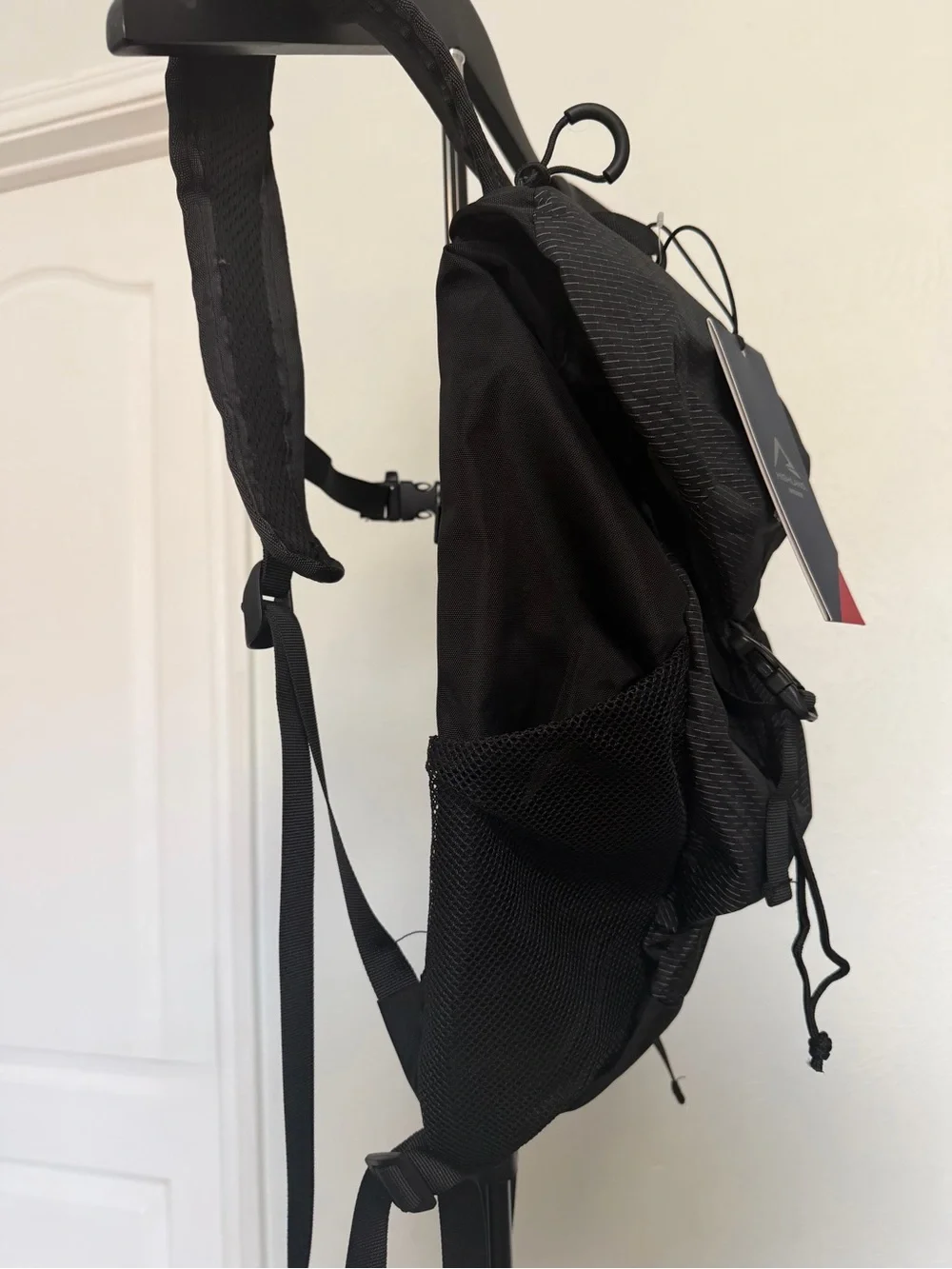 Black Men's Daypack Backpack